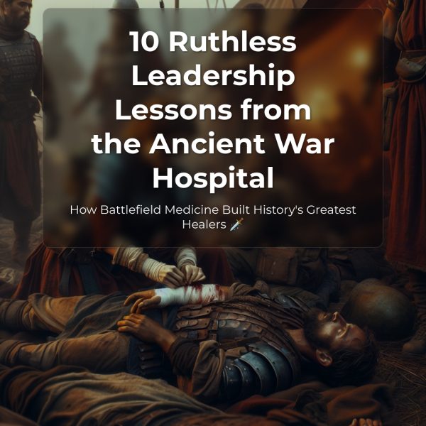 Ebook: 10 Ruthless Leadership Lessons from the Ancient War Hospital: How Battlefield Medicine Built History's Greatest Healers 🗡️