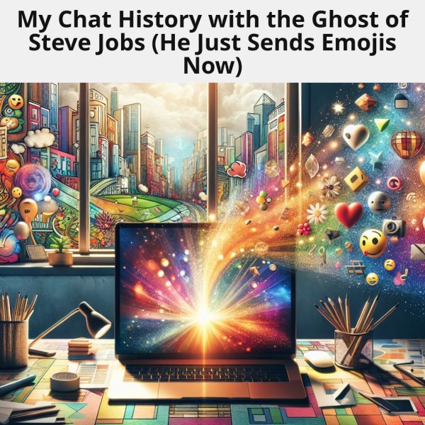 Ebook: My Chat History with the Ghost of Steve Jobs (He Just Sends Emojis Now)