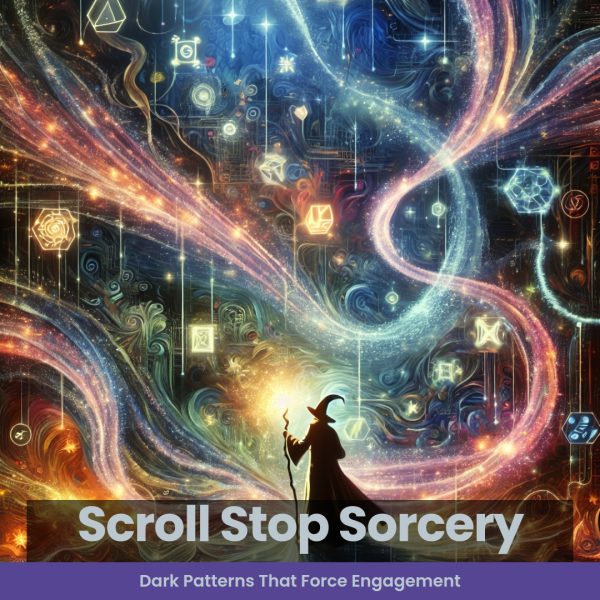 Ebook: Scroll Stop Sorcery: Dark Patterns That Force Engagement